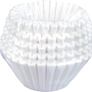 SyncFilter XL Commercial Coffee Filters (12.5"x4.5") for BUNN 1.5-3 Gallon Brewers. Tall Walls, No Grounds Overflow.