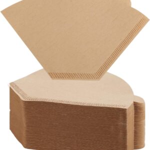 SyncFilter 200-Count #2 Cone Coffee Filters - Premium Unbleached Disposable Paper Filters. Compatible with V60, Chemex (3-Cup), & Most 2-6 Cup Drip or Pour-Over Brewers.